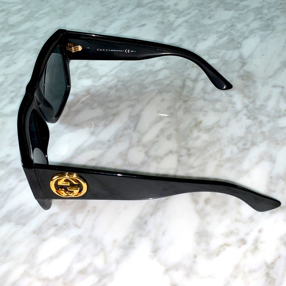 GUCCI ‘GG’ logo square sunglasses oversized - Picture 6 of 10